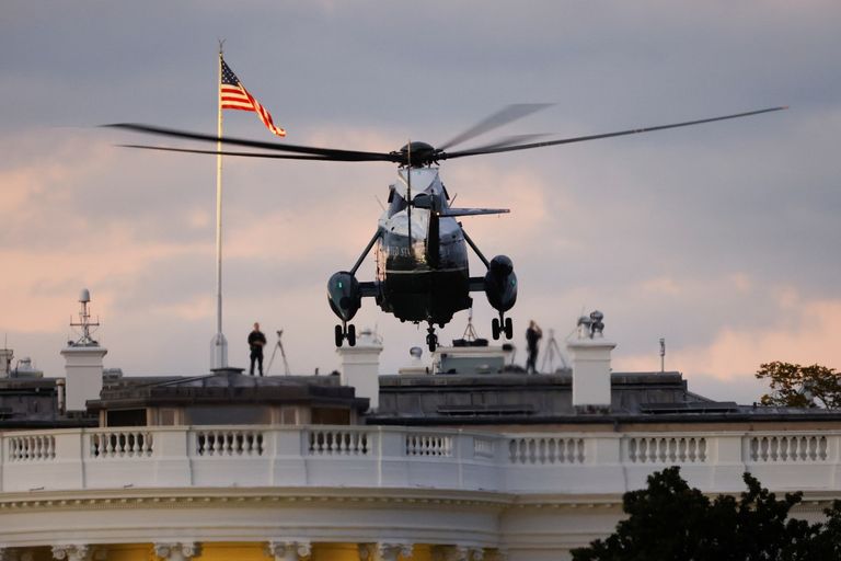 ترامب وزوجته 