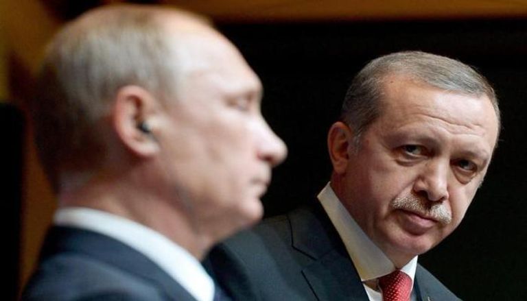 الرئيس الروسي فلاديمير بوتين ونظيره التركي رجب طيب أردوغان - أرشيفية 