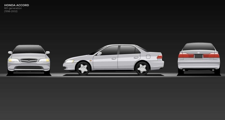 الجيل السادس مراحل تطور طراز هوندا أكورد