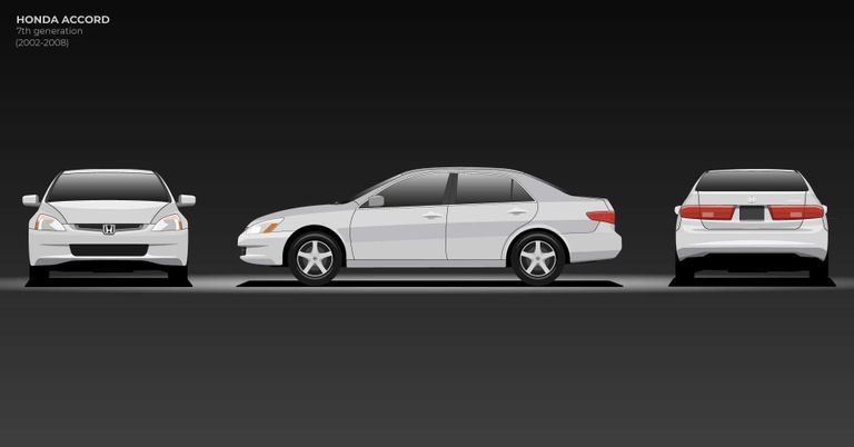 الجيل السابع مراحل تطور طراز هوندا أكورد