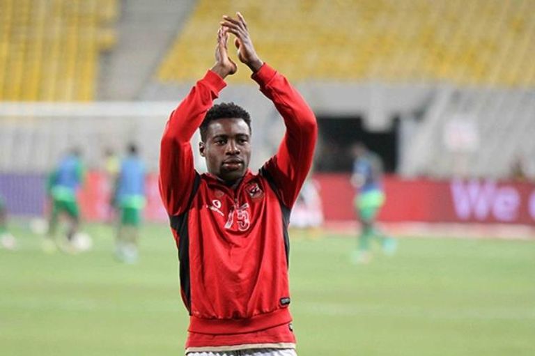 ماليك ايفونا  مصطفى محمد مهاجم الزمالك المصري