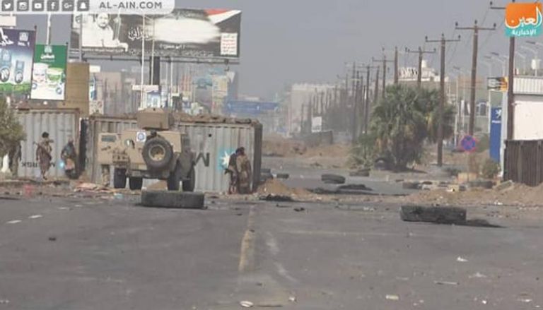 عناصر من القوات اليمنية المشتركة