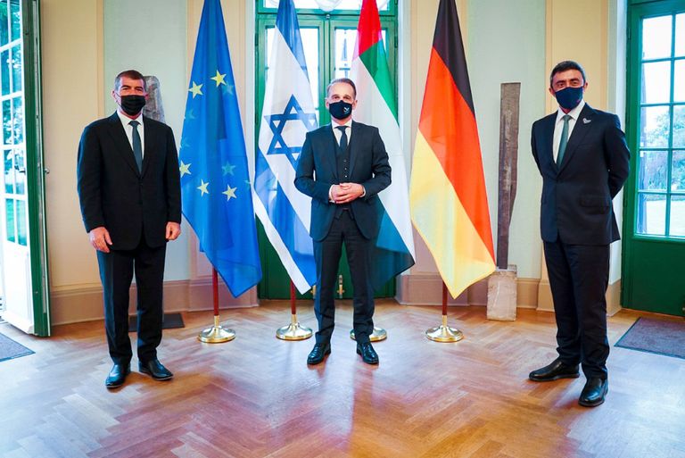 الشيخ عبدالله بن زايد وأشكنازي وهايكو ماس