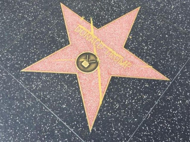 نجمة ترامب تتعرض للتخريب بشكل مستمر 