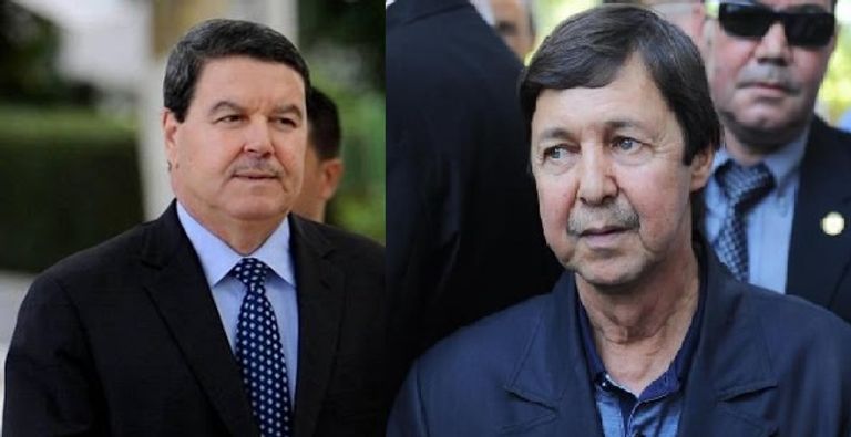 السعيد بوتفليقة ومدير جهاز الشرطة الأسبق بالجزائر بوتفليقة في صورة له بيوم المرأة