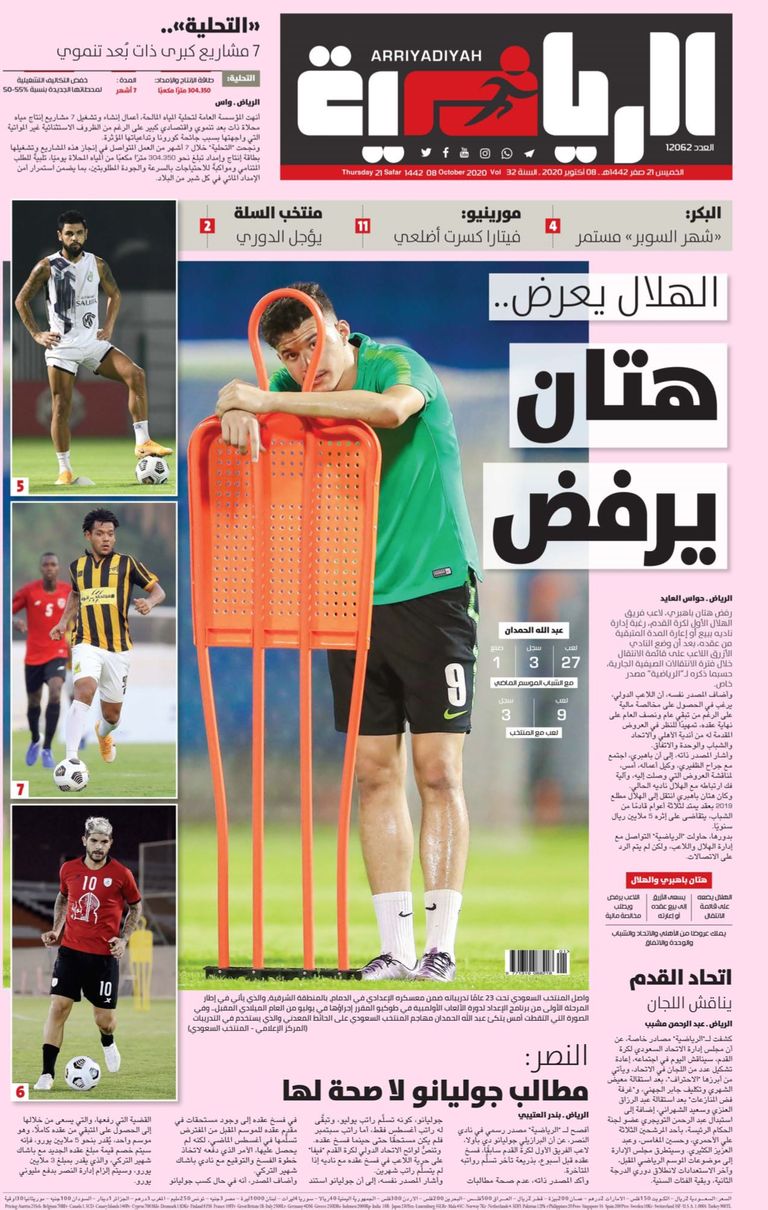 أغلفة الصحف