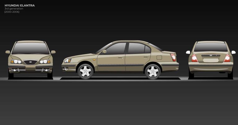 الجيل الثالث مراحل تطور طراز هيونداي ألنترا