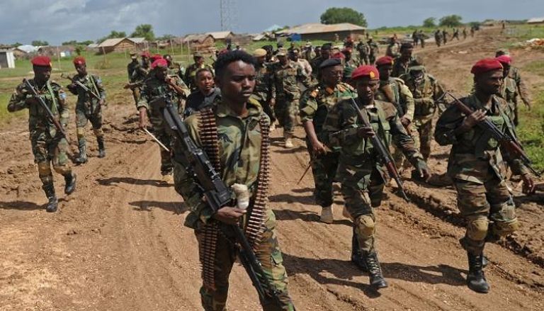 جنود صوماليون في إحدى المهام العسكرية -أ.ف.ب