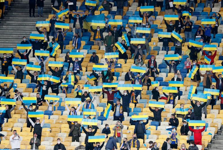 من مباراة أوكرانيا وألمانيا