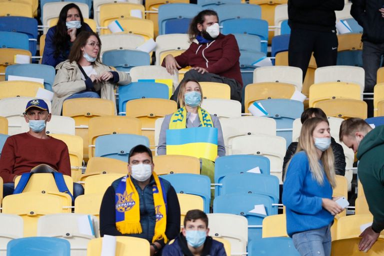 من مباراة أوكرانيا وألمانيا