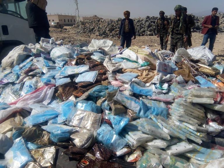 إحباط عشرات المحاولات لتهريب المخدرات لمناطق خاضعة لسيطرة الحوثيين