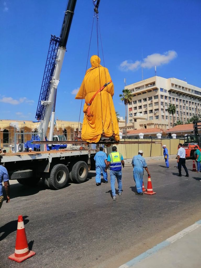 نقل تمثال ديليسبس لمتحف قناة السويس