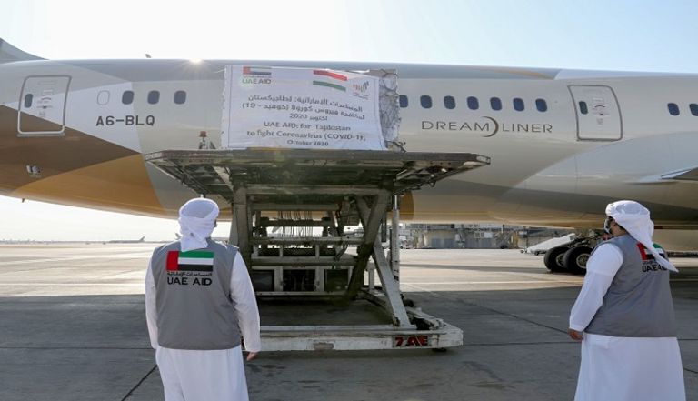 مساعدات إماراتية طبية لطاجيكستان لمكافحة كورونا