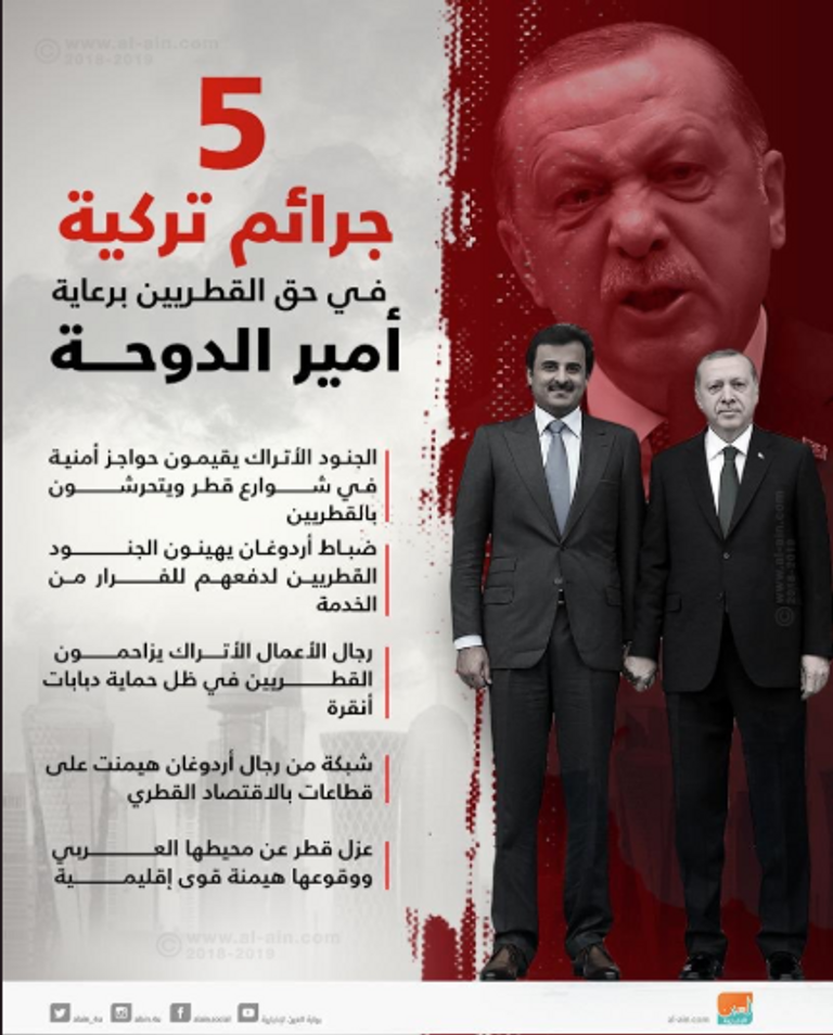 رجب أردوغان وتميم بن حمد - أرشيفية