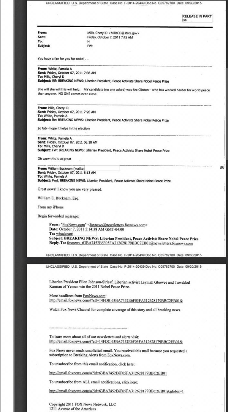 هيلاري كلينتون وتوكل كرمان في لقاء سابق