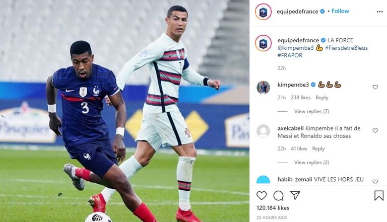 كريستيانو رونالدو وكيليان مبابي