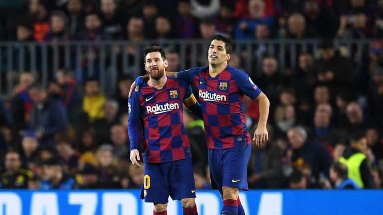 لويس سواريز وليونيل ميسي