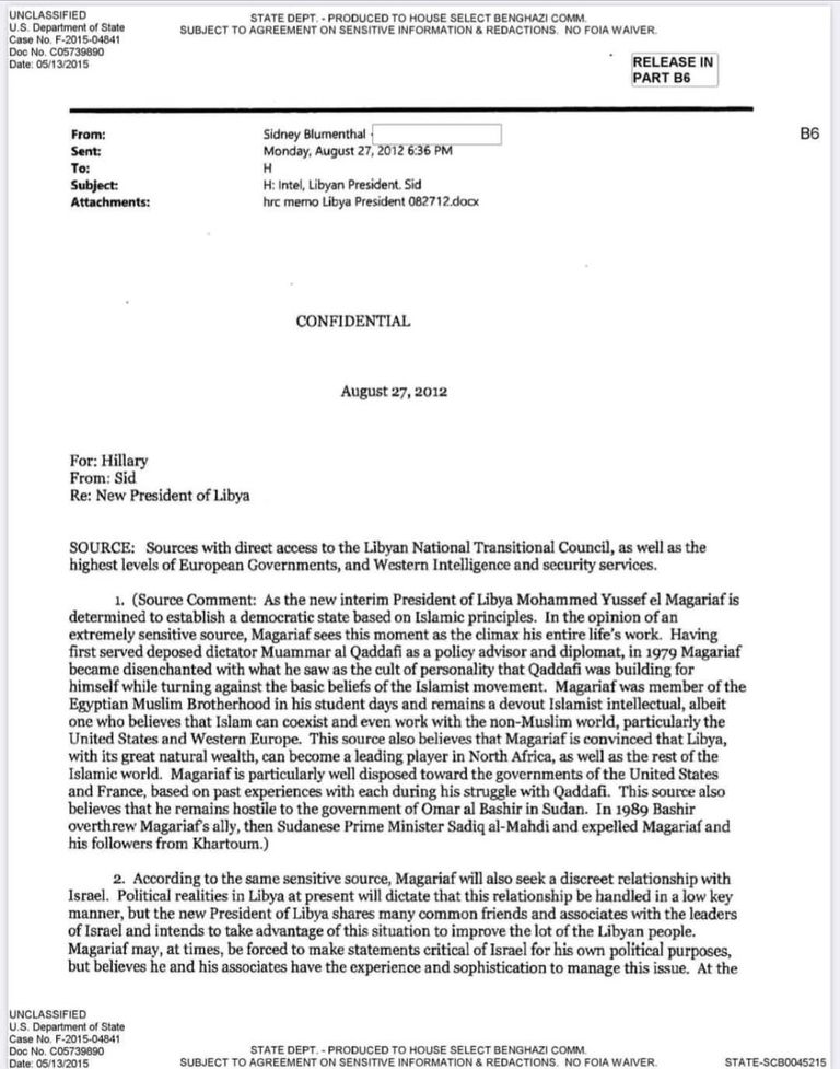 محمد المقريف مع كلينتون