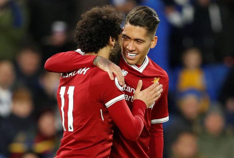 روبرتو فيرمينو ومحمد صلاح