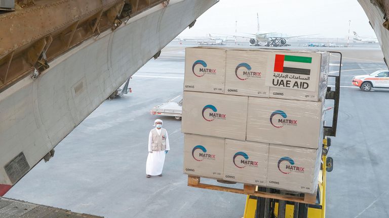 إنسانية الإمارات تجوب العالم