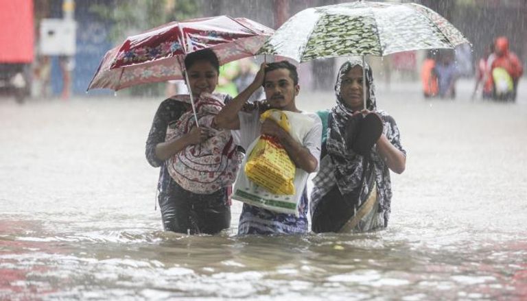 الأمطار الغزيرة في الهند