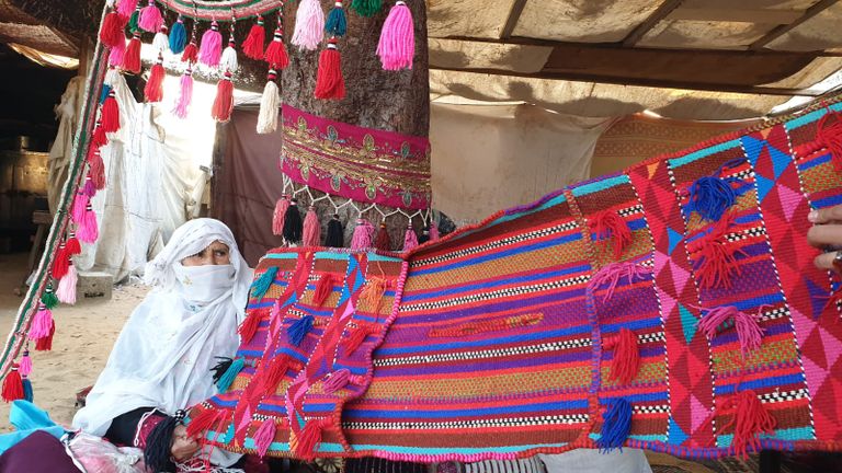 حرفة السدو تصارع للبقاء في فلسطين