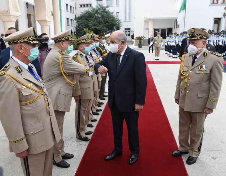 الرئيس الجزائري مقر وزارة الدفاع الوطني