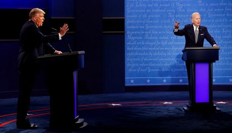 ترامب وبايدن خلال المناظرة الأولى بينهما