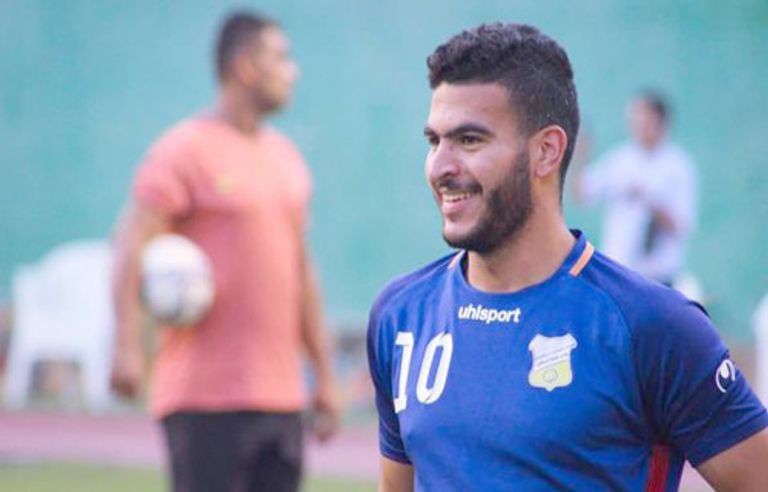 حامد حمدان احترف في الأهلي وبيراميدز وطنطا بالدوري المصري محمود وادي لاعب المصري البورسعيدي