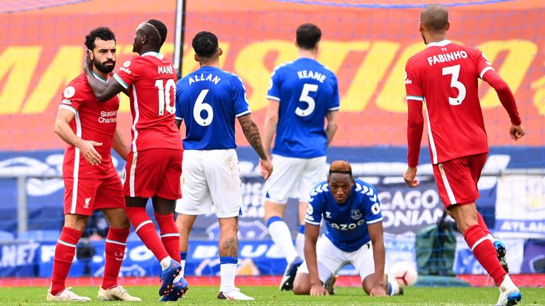 محمد صلاح ضد إيفرتون يورجن كلوب مدرب ليفربول