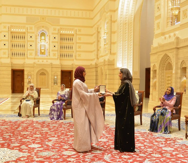 السيدة الجليلة عهد بنت عبدالله البوسعيدية حرم السلطان العماني