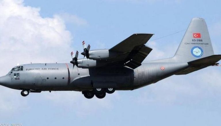 رحلة لإحدى الطائرات العسكرية التركية إلى ليبيا -أرشيفية  
