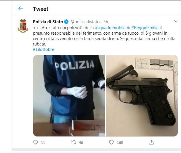 رجال الشرطة الإيطالية يطوقون المنطقة بعد الحادث