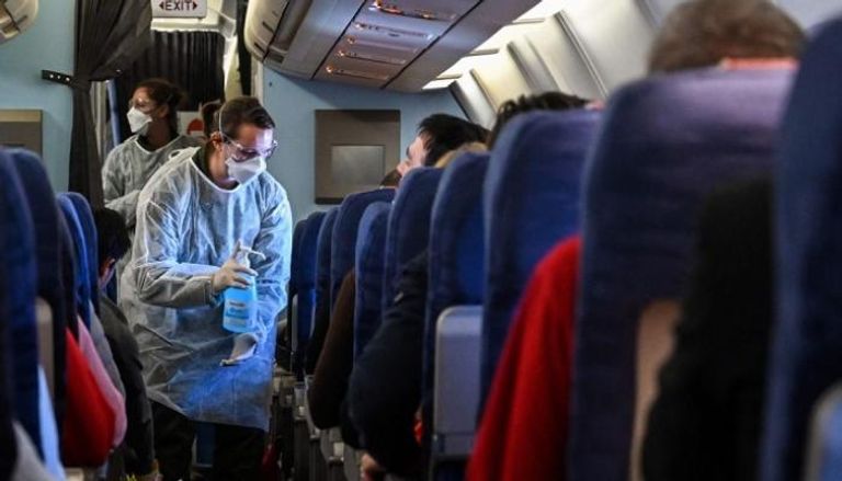 دراسة تؤكد أن الركاب على متن طائرة أقل عرضة للإصابة بكورونا