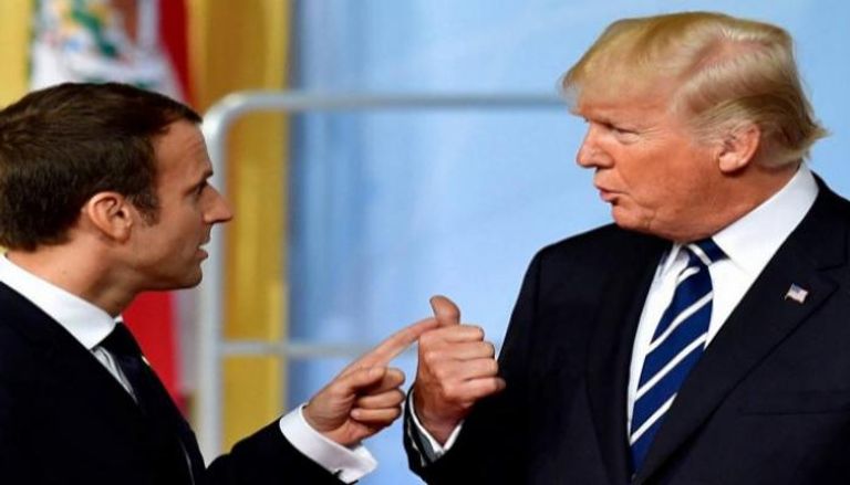 الرئيس الأمريكي ونظيره الفرنسي