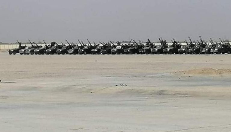 آليات تابعة للجيش الوطني الليبي
