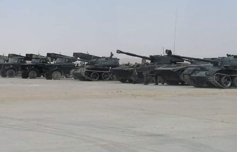 آليات تابعة للجيش الوطني الليبي