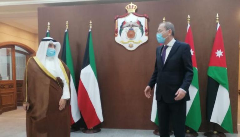 وزيرا الخارجية الأردني والكويتي 