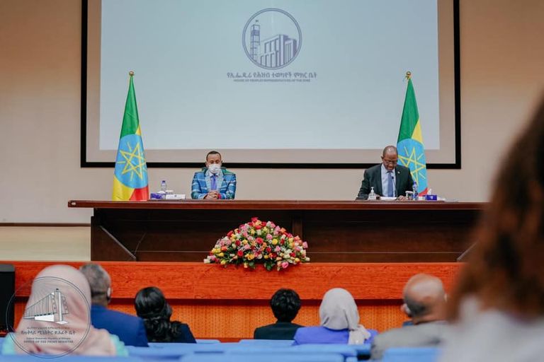 رئيس الوزراء الإثيوبي آبي أحمد أمام البرلمان