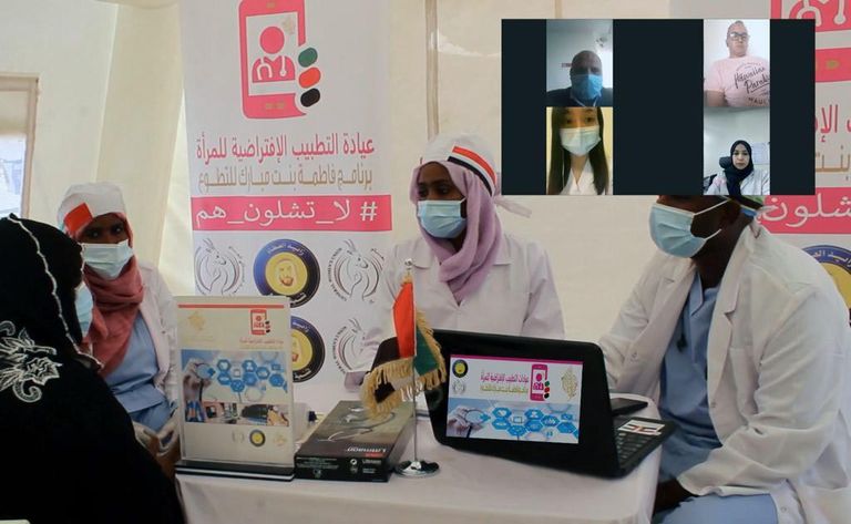 الحملة تعالج مئات السودانيات