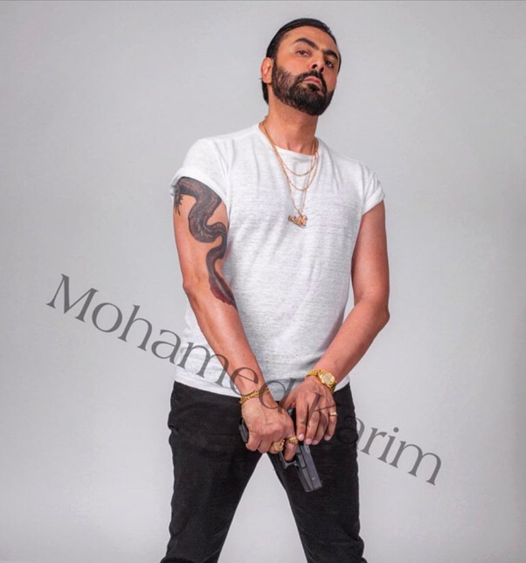 سيارة محمد كريم بعد الحادث