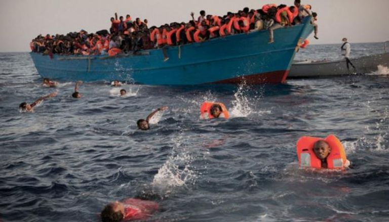 مهاجرون قبالة سواحل ليبيا