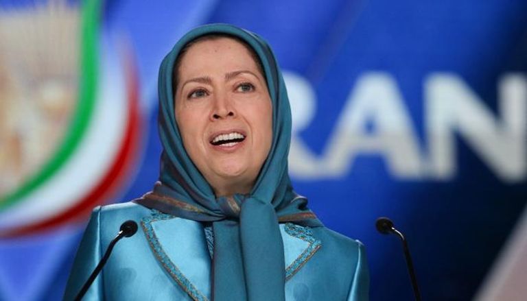 مريم رجوي رئيس منظمة مجاهدي خلق الإيرانية - أ.ف.ب