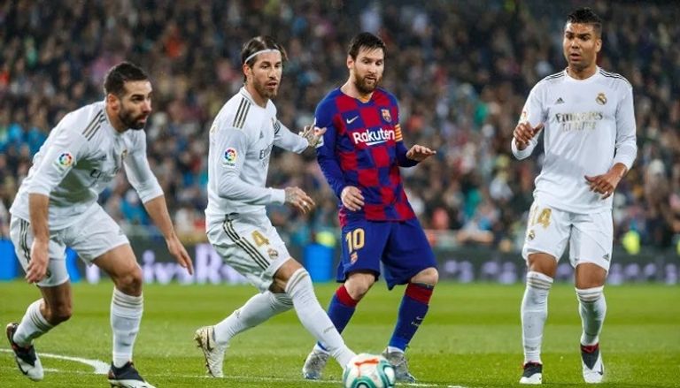 ميسي خلال إحدى مواجهات الكلاسيكو مع ريال مدريد