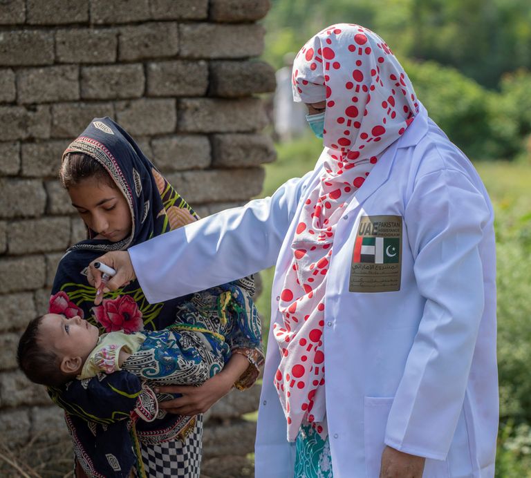 حملة الإمارات لمكافحة شلل الأطفال في باكستان