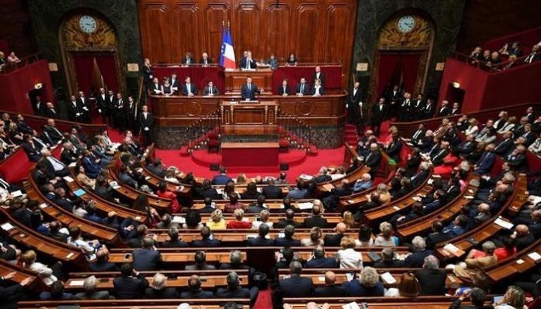 البرلمان الفرنسي في جلسة سابقة- رويترز