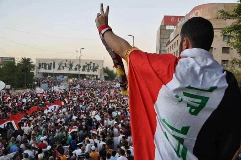الشعب العراقي انتفض ضد حكومة عادل عبد المهدي