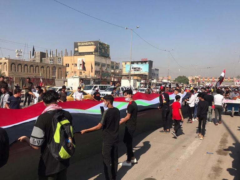 مسيرة بالنجف في إحياء ذكرى