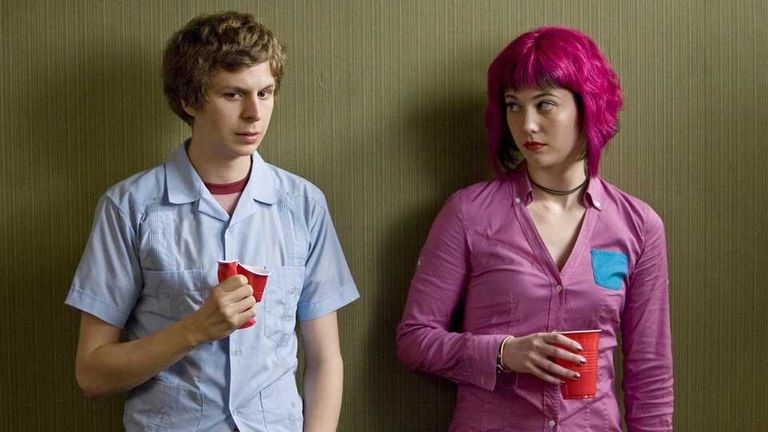 مشهد من فيلم Scott Pilgrim vs. The World (سكوت بيلجرام يواجه العالم) ملصق فيلم