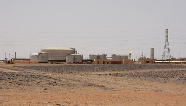 حقل الفيل النفطي بالقرب من مرزق في ليبيا - رويترز